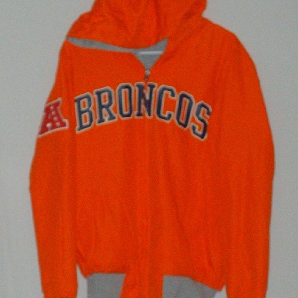 NFL Denver Broncos reversible jacket w/ hood